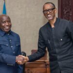 President of Burundi, shake hands with Rwandan president Paul Kagame. FILE PHOTO | COURTESY