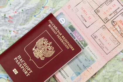 Russian Visa and Passport
