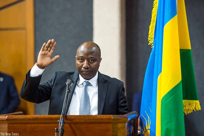 Prime Minister of Rwanda Edouard Ngirente