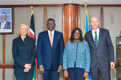 Ambassador Beatrice Karago, Director, Americas and the Caribbean Directorate at the State Department for Foreign Affairs, attended a meeting between the Cabinet Secretary, Ministry of Energy and Petroleum Davis Chirchir and the U.S. Department of Energy Deputy Secretary David Turk. Photo: MoFA Kenya