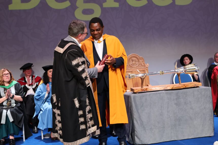 SCOTTISH University, Heriot Watt, says President Hakainde Hichilema’s transformative stewardship exemplifies the virtues of dedication, resilience and foresight. Photo: MoFAIC Zambia