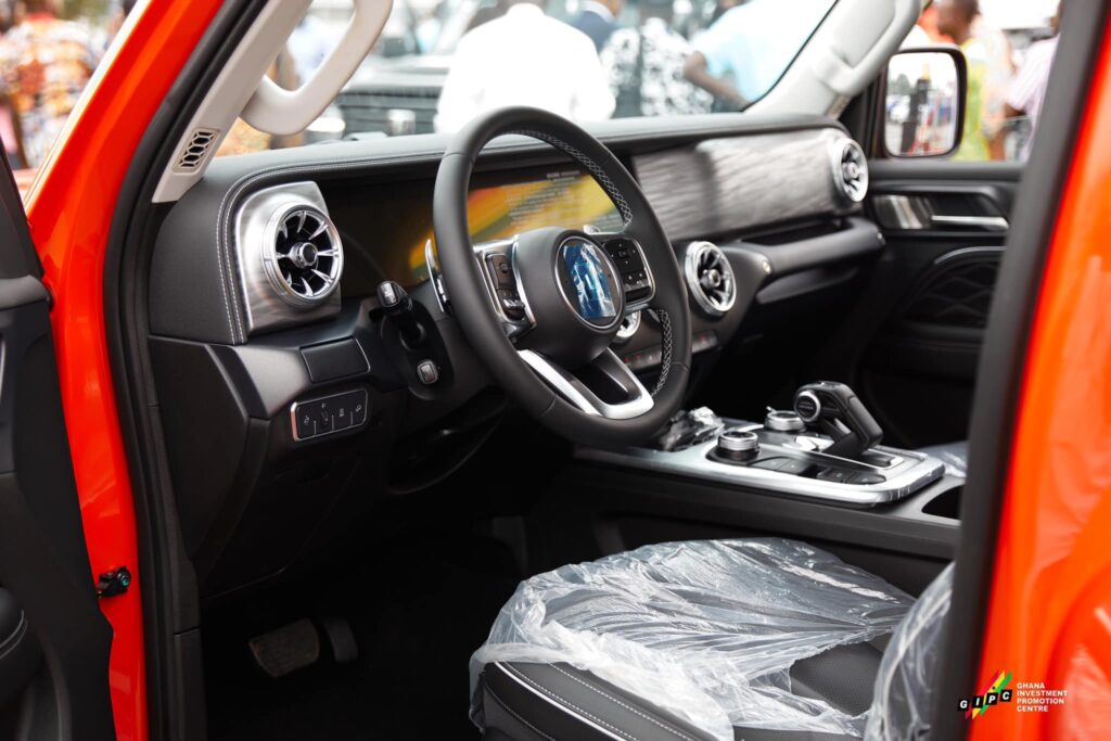 Zonda Tec Ghana Limited unveiling the highly anticipated Tank 300 and POER pickup models. Photo: GIPC