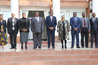 Friday, June 28, 2024 President Hakainde Hichilema of Zambia swore in Mr Kephas Kampamba Katongo and Ms Eva Jhala as Judicial Complaints Commission members and Mr Jack Kalala as a member of Anti-Corruption Commission Board. Photo: MoFAIC Zambia