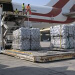 ABU DHABI, 13th June, 2024 (WAM) -- The UAE on Thursday dispatched a new plane carrying 90 tonnes of relief and food aid to Al Arish city, Egypt