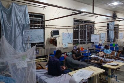 Victims of a recent wave of suicide attacks are treated at a hospital in Maiduguri on June 29, 2024. At least 18 people were killed and 19 seriously wounded in suicide attacks targeting a wedding, a hospital and a funeral in northeastern Nigeria on June 29, authorities said. The region has been scarred by more than a decade of violence by jihadist group Boko Haram, which did not immediately claim responsibility for the string of attacks. (Photo by Audu MARTE / AFP)