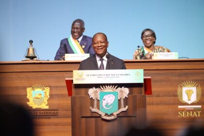 On Tuesday, during his State of the Nation Message to Parliament in Congress, Alassane Ouattara the President of the Republic of Côte d’Ivoire took stock of government action, marked by progress in several areas. Photo: X/@Presidenceci