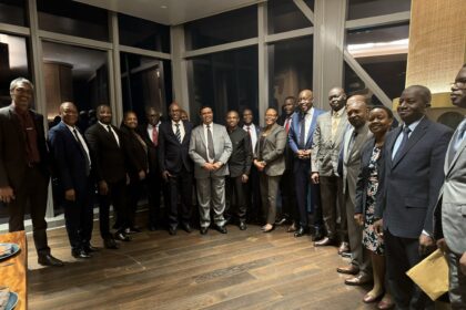 Joshua Setipa, Ntsiuoa Thatolla Sekete with the African Commonwealth Ambassadors in Addis Ababa, Ethiopia. Photo: X/@JoshuaSetipa