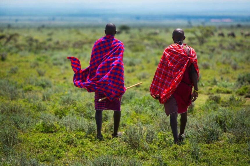 Maasai Tribes Man in Ngorongoro crater Tanzania
