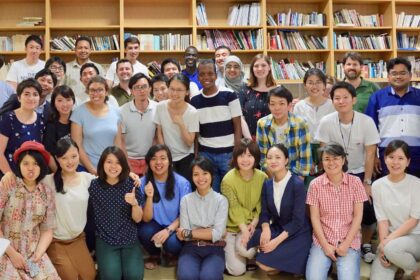 OSIPP students professors group photo at Osaka University.