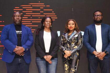L--R: Group CEO, Wakanow, Bayo Adedeji ; CEO, Wakanow Rest of Africa, Sodie Osei-Bonsu; CEO, Wakanow Nigeria Group,Adenike Macaulay and CEO Kalabash54, Ladi Ojuri