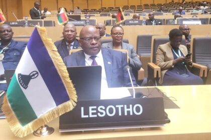 Hon. Limpho TAU, and Commander of the Lesotho Defence Force (LDF), Lt. Gen Mojalefa LETSOELA, the Kingdom of Lesotho took part in the 16th Ordinary Meeting of the Specialized Technical Committee on Defence, Safety and Security (STCDSS), at the African Union Headquarters in Ethiopia. Photo: MoFARI Lesotho