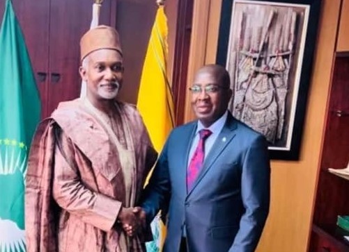 Zambia’s Deputy Commissioner of Police, Mr. Mubita Nawa, as Africa’s candidate for the Secretary-General of INTERPOL and Ambassador Yusuf M. Tuggar, Minister of Foreign Affairs