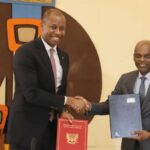 The sealing of this agreement by Their Excellencies Professor Robert DUSSEY, Minister of Foreign Affairs, Regional Integration and Togolese Abroad of Togo, and Doctor Gareth Haddad do Espiritu Santo Guadalupe, Minister of Foreign Affairs, Cooperation and Communities of Sao Tome and Principe. Photo: X/@rdussey