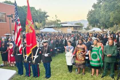 The 248th anniversary of the declaration of independence of the United States with his Majesty King Mswati III's representative Prince Lindani, Eswatini Government Ministers, dignitaries and our partners from all over Eswatini. Photo: U.S. Embassy Eswatini
