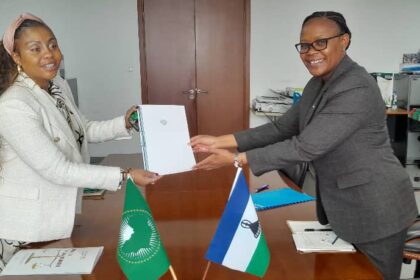 Her Excellency Ntsiuoa Sekete Ambassador of Lesotho to Ethiopia and Permanent Representative to the African Union and AU Commission Representatives. Photo: X/@MsN_SEKETE