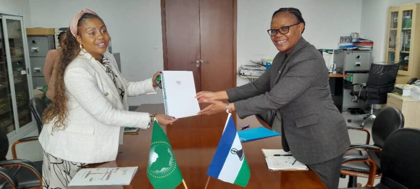 Her Excellency Ntsiuoa Sekete Ambassador of Lesotho to Ethiopia and Permanent Representative to the African Union and AU Commission Representatives. Photo: X/@MsN_SEKETE