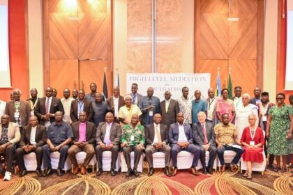 High-Level Mediation for South Sudan – Tumaini Initiative - led by Lt. General Lazaro Sumbeiywo (Rtd) stands in solidarity with the nation, applauding its resilience and determination in the face of challenges. Photo: MoFA Kenya