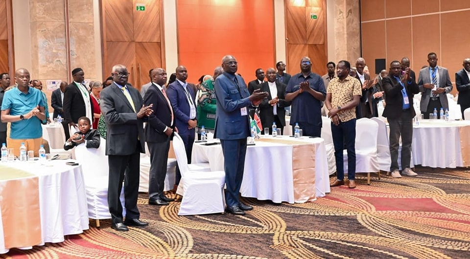 High-Level Mediation for South Sudan – Tumaini Initiative - led by Lt. General Lazaro Sumbeiywo (Rtd) stands in solidarity with the nation, applauding its resilience and determination in the face of challenges. Photo: MoFA Kenya