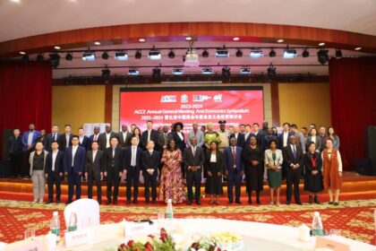 Ms. Etambuyu Anamela Gundersen, Permanent Secretary International Relations and Cooperation attended the 2023-2024 ACCZ Annual General Meeting and Economic Symposium organized by the Zambia Development Agency and the Association of Chinese Corporations in Zambia. Photo: MoFAIC Zambia