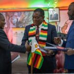 Transfrontier Conservation Areas (ZIMOZA-TFCAs) Memorandum of Agreement was signed in Harare, Zimbabwe by Mr. Hakainde Hichilema, President of the Republic of Zambia, represented by Hon. Rodney Sikumba, Minister of Tourism; His Excellency Mr. Filipe Jacinto Nyusi, President of the Republic of Mozambique and His Excellency Mr. Emmerson Mnangagwa, President of the Republic of Zimbabwe. Photo: MoFAIC Zambia