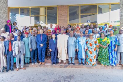 On 11 July 2024, the Japanese Ambassador to Nigeria MATSUNAGA Kazuyoshi and distinguished guests gathered at the National Conference for Girl-Child Education on the theme. Photo: Embassy of Japan in Nigeria