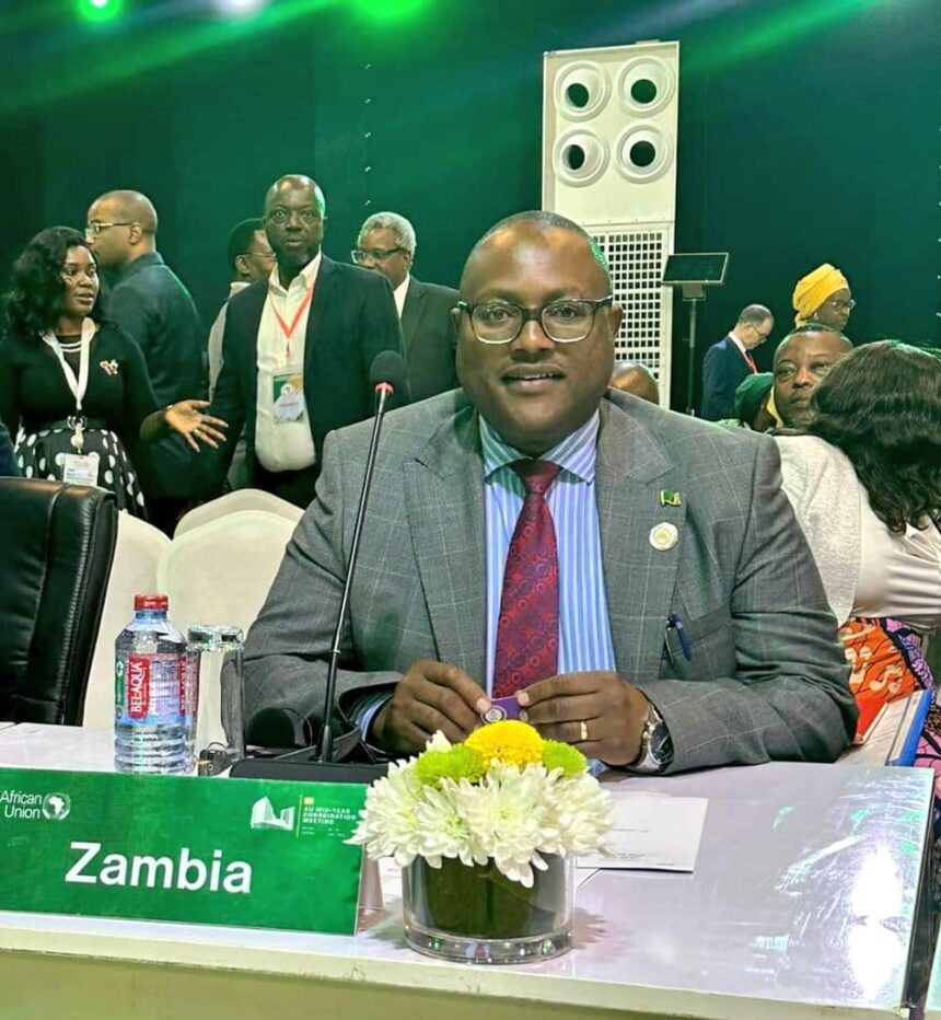 Hon. Mulambo Haimbe, SC, M.P, Minister of Foreign Affairs and International Cooperation is leading the Zambian delegation to the 45th Ordinary Session of the Executive Council (Session of Ministers) of the African Union which is taking place from 18th to 19th July, 2024, in Accra, Ghana. Photo: MoFAIC Zambia