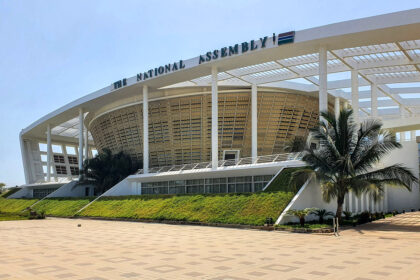 The new National Assembly building was inaugurated in October 2014 in Banjul. Photo: Frans Sellies