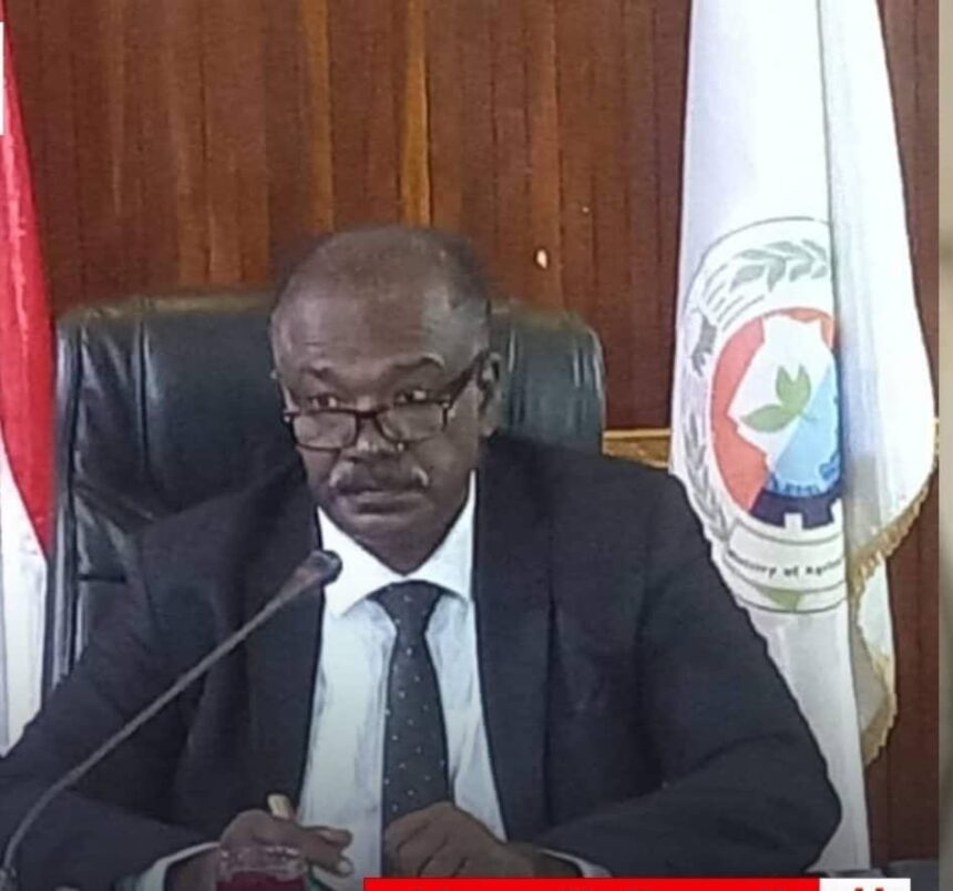 Sudan's Minister of Agriculture and Forestry, Dr. Abu Bakr Al-Bushra. Photo: Sudan News Agency