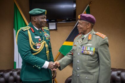 Chief of Defence Staff, Gen. Christopher Musa, Chief of South Africa National Defence Force, Gen. Rudzani Maphwanya
