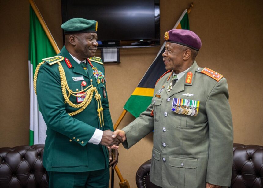 Chief of Defence Staff, Gen. Christopher Musa, Chief of South Africa National Defence Force, Gen. Rudzani Maphwanya