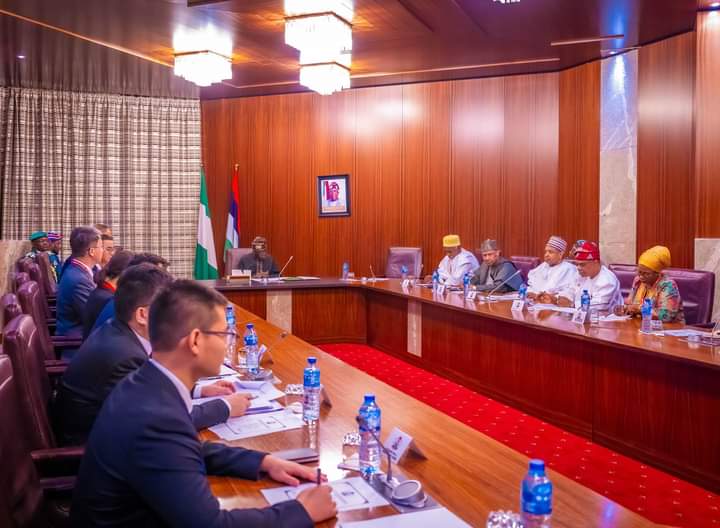 President of the Federal Republic of Nigeria Bola Tinubu on Thursday, July 25, 2024 in Abuja received Chinese delegation led by Vice Minister of Foreign Affairs of the People’s Republic of China, Chen Xiaodong. 
