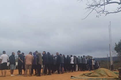 South African police rounded up Libyan nationals on suspicion of receiving training at a secret military camp in the north of the country [X/@SAPoliceService]