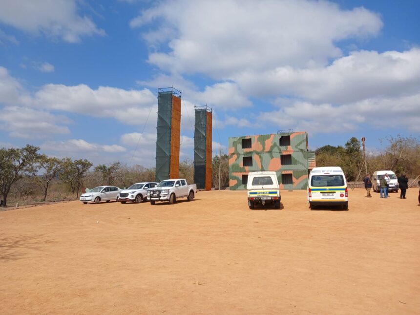 South African police rounded up Libyan nationals on suspicion of receiving training at a secret military camp in the north of the country [X/@SAPoliceService]