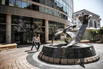 Johannesburg Stock Exchange in Sandton, South Africa