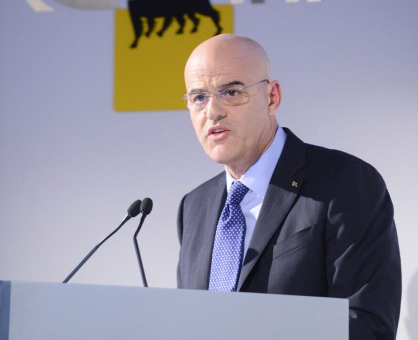 Eni's CEO, Claudio Descalzi