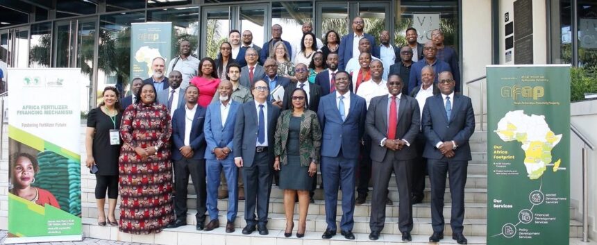 Representatives of the Africa Fertilizer Financing Mechanism and AFAP at Mozambique Fertilizer Project Launch.