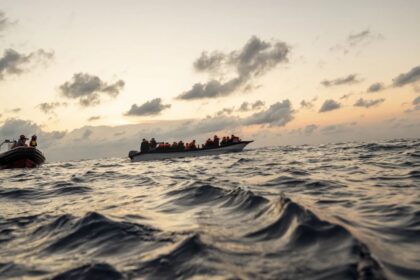 In this file photo from September 2023, 178 migrants of different 14 nationalities are rescued by the Spanish NGO Open Arms in international waters [File: Jose Colon/Anadolu Agency via Getty Images]