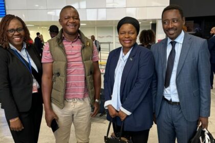 Zambia's Minister of Youth, Sport and Arts, Honourable Elvis Nkandu, M.P Photo: MoFAIC Zambia