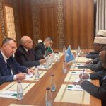 Jeddah , 07 August / April 2024 - Somalia's Minister of Foreign Affairs and International Cooperation, H.E. Ahmed Ma'alam Faqi Ahmed, met on Wednesday, in Jeddah, his counterpart the Minister of Foreign Affairs & National Community Abroad of the Democratic People's Republic of Algeria, H.A. Ahmed Ataf. Photo: MoFA Somalia