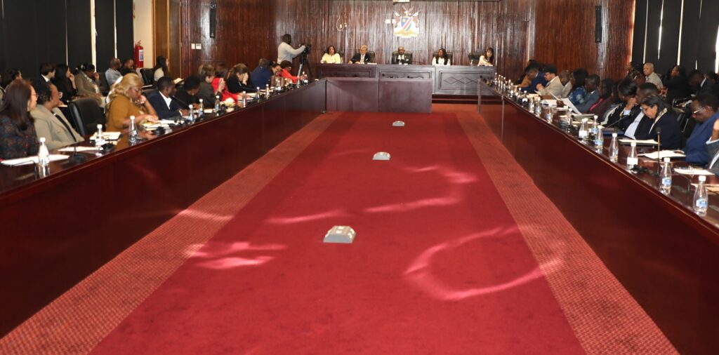 Hon. Dr. Peya Mushelenga, Minister of International Relations and Cooperation, hosted on 8 August 2024. Photo: MoIRC Namibia