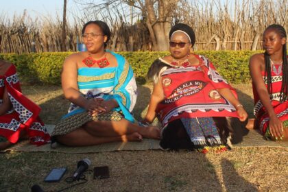 Princess Sakhizwe delivers the official proclamation for the Umhlanga ceremony. Photo: Home Affairs Eswatini