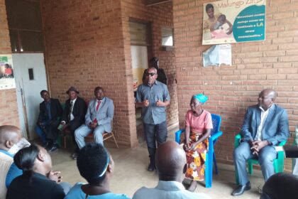 Malawian Vice president, Dr Michael Usi visits Nthenje Health Centre in Rumphi, Malawi.
