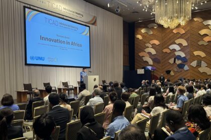 On August 24, ,Parliamentary Vice-Minister for Foreign Affairs Fukazawa Yoichi attended the TICAD Ministerial Meeting’s thematic event "Africa-Japan Youth Drive (Co-creation for the Future Envisioned by Youth)" and delivered closing remarks. Photo: MoFA Japan