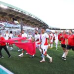 Morocco Football team jubilate after securing medal bronze on August 8, at the 2024 Olympic Games in Nantes, France. Photo: @FIFAWorldCup
