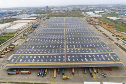 Africa’s Largest Solar Rooftop Project in Tema, Ghana. Photo: GIPC