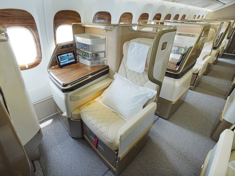 Emirates retrofitted Boeing 777s. Photo: WAM