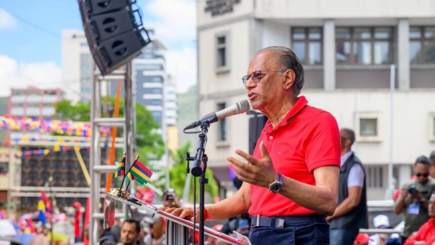 New Prime Minister of Mauritius and candidate for Alliance du Changement party Navin Ramgoolam