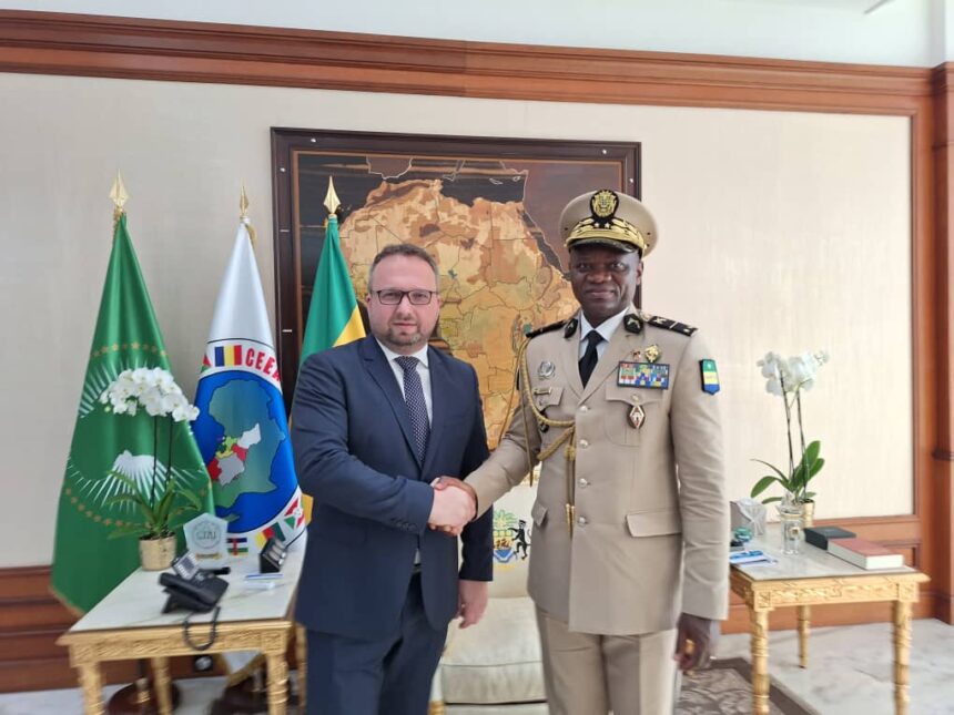 Czech Deputy Prime Minister Marian Jurečka meets with Gabon’s President H.E. Brice Clotaire Oligui Nguema during his historic visit