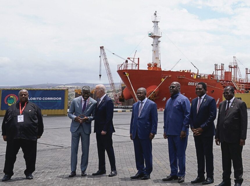 U.S. President Joe Biden visits Lobito Port, Lobito, Angola, December 4, 2024. REUTERS/Elizabeth Frantz