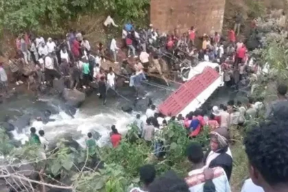 A photo shared on social media by Sidama National Regional State Communication Affairs Bureau, shows an accident that left 71 people dead [Screen grab/Facebook]